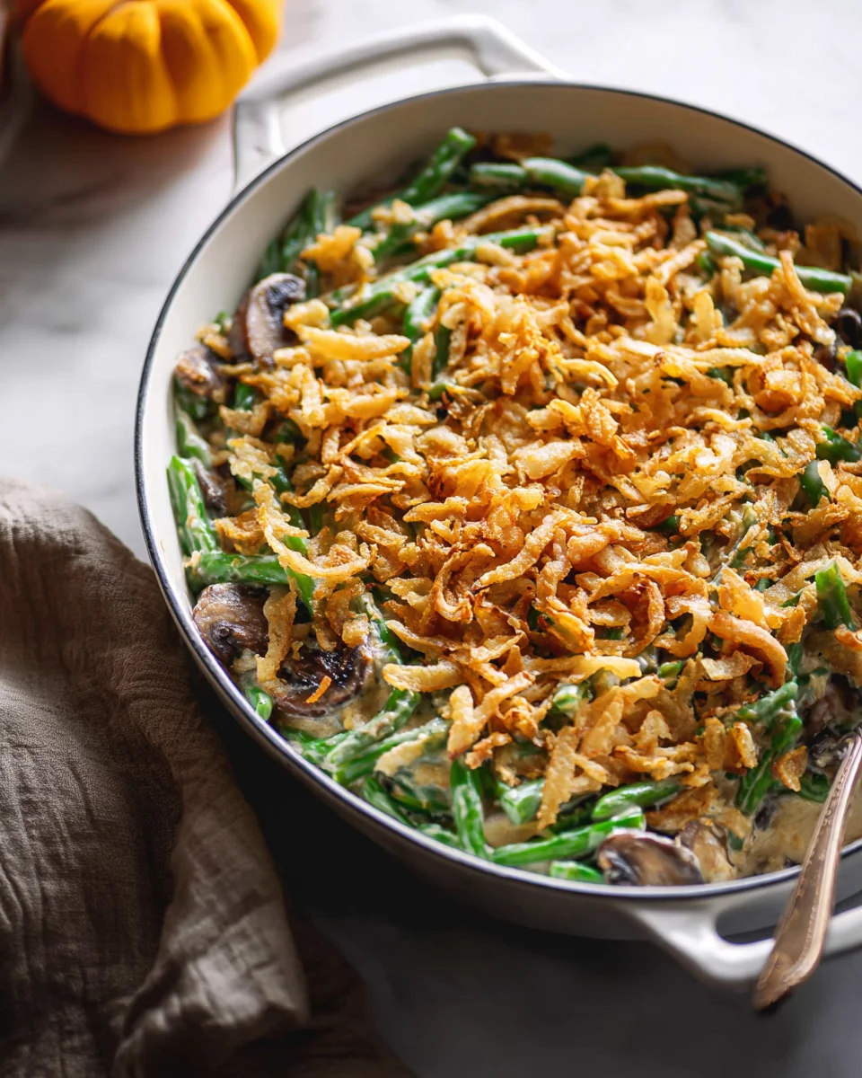 Vegan Green Bean Casserole: The Ultimate Dairy-Free Recipe