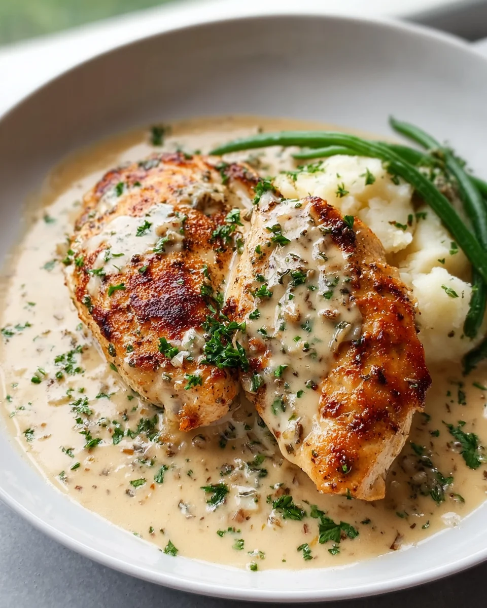 Creamy Garlic Parmesan Chicken Breast