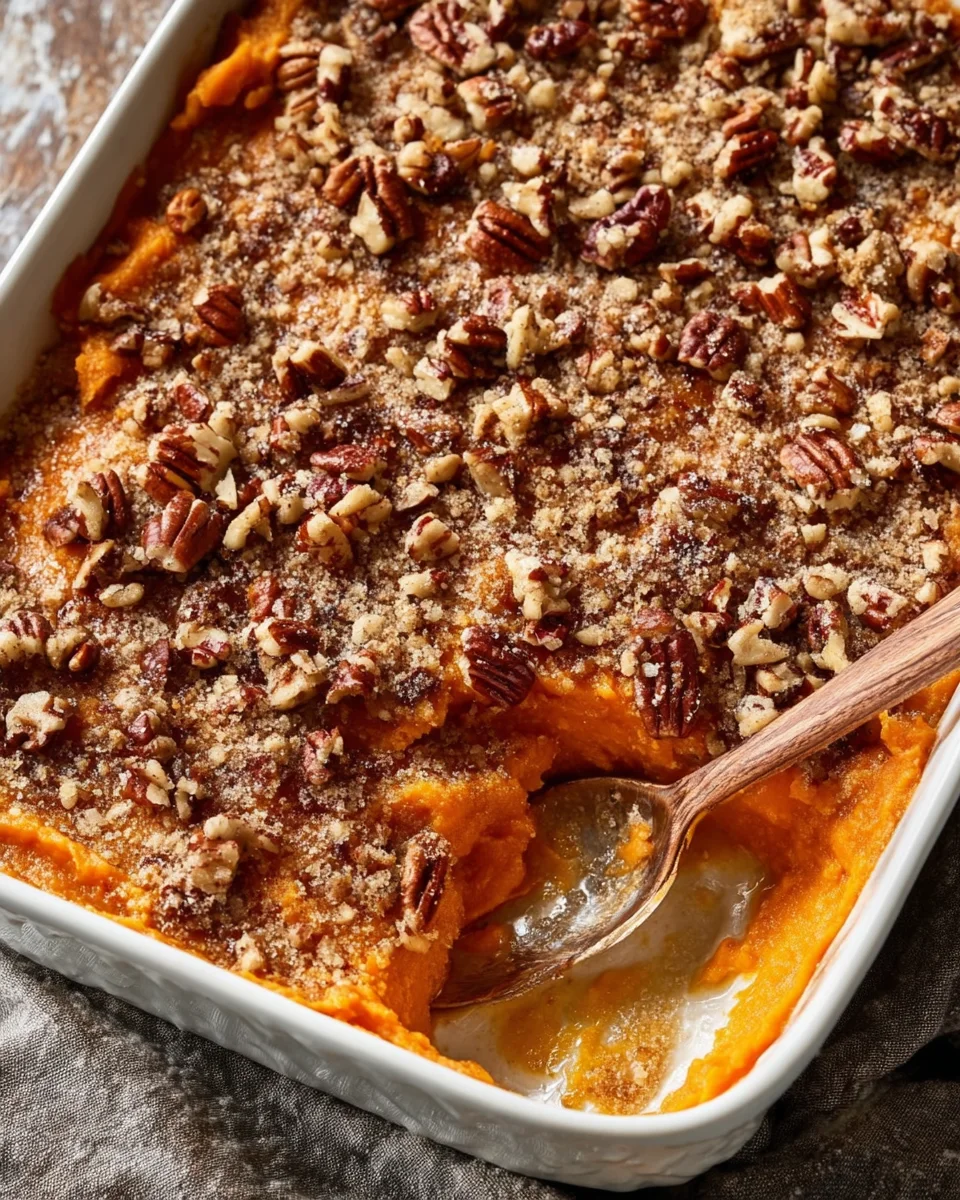 Delicious Ina Garten Sweet Potato Casserole with Pecans Recipe