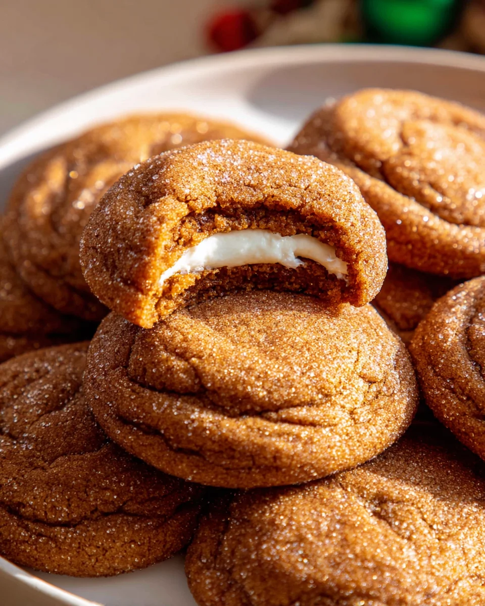 Amazing Non-Alcoholic Extract Gingerbread Cheesecake Cookies