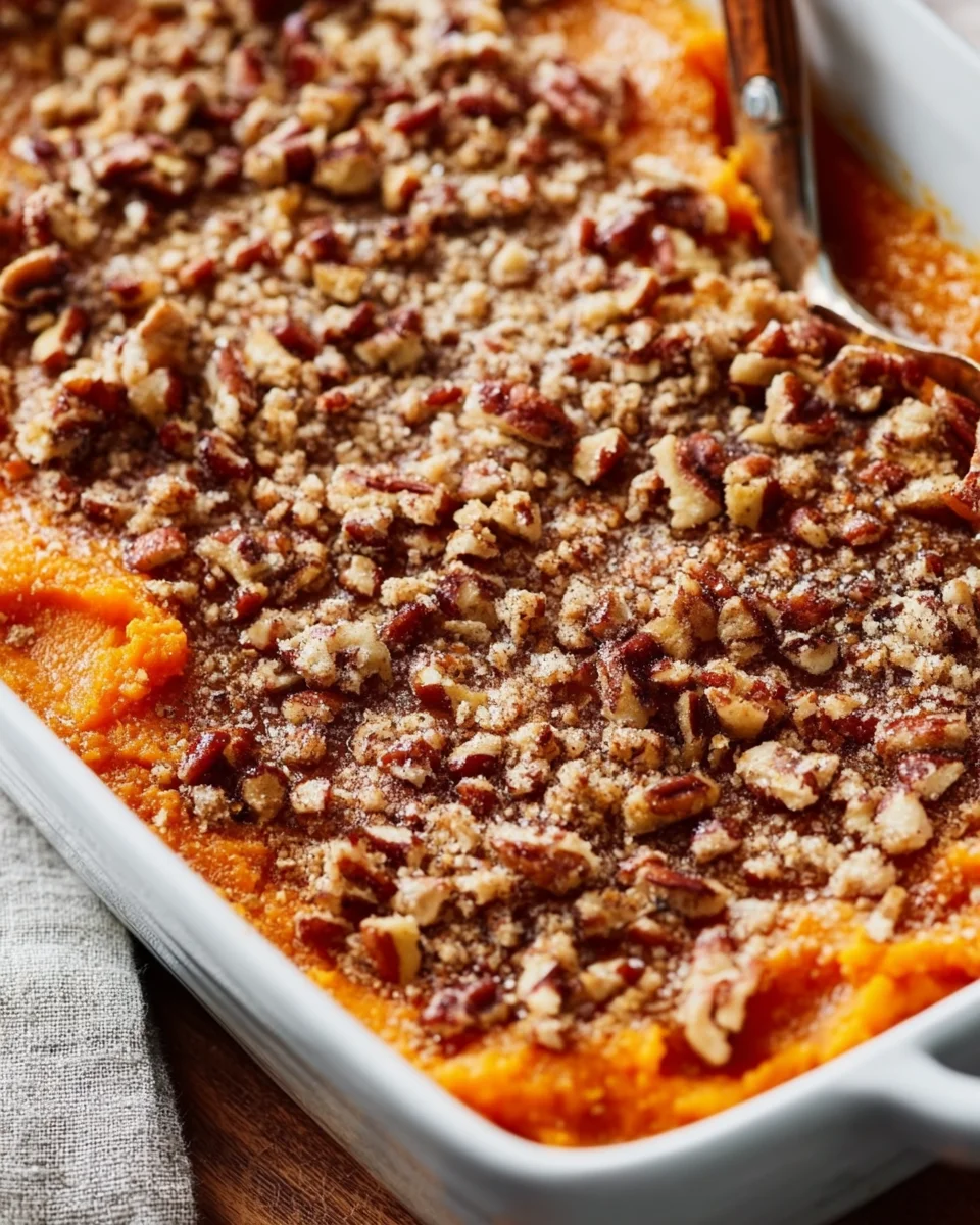 Delicious Ina Garten Sweet Potato Casserole with Pecans Recipe