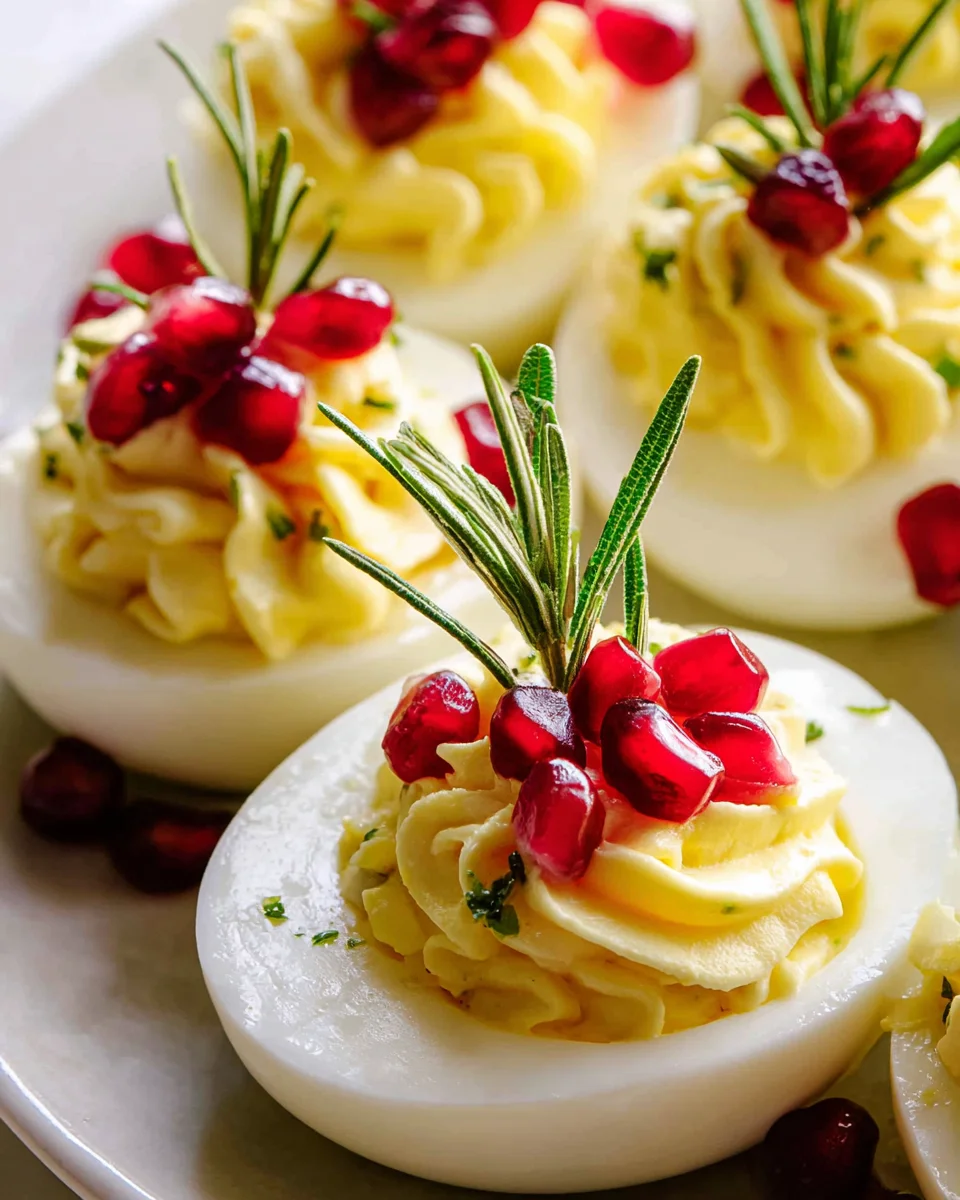 Holiday Deviled Eggs
