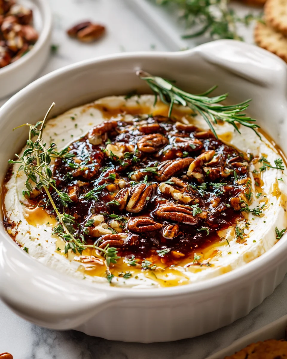 Irresistible Goat Cheese Appetizer with Fig Jam & Pecans