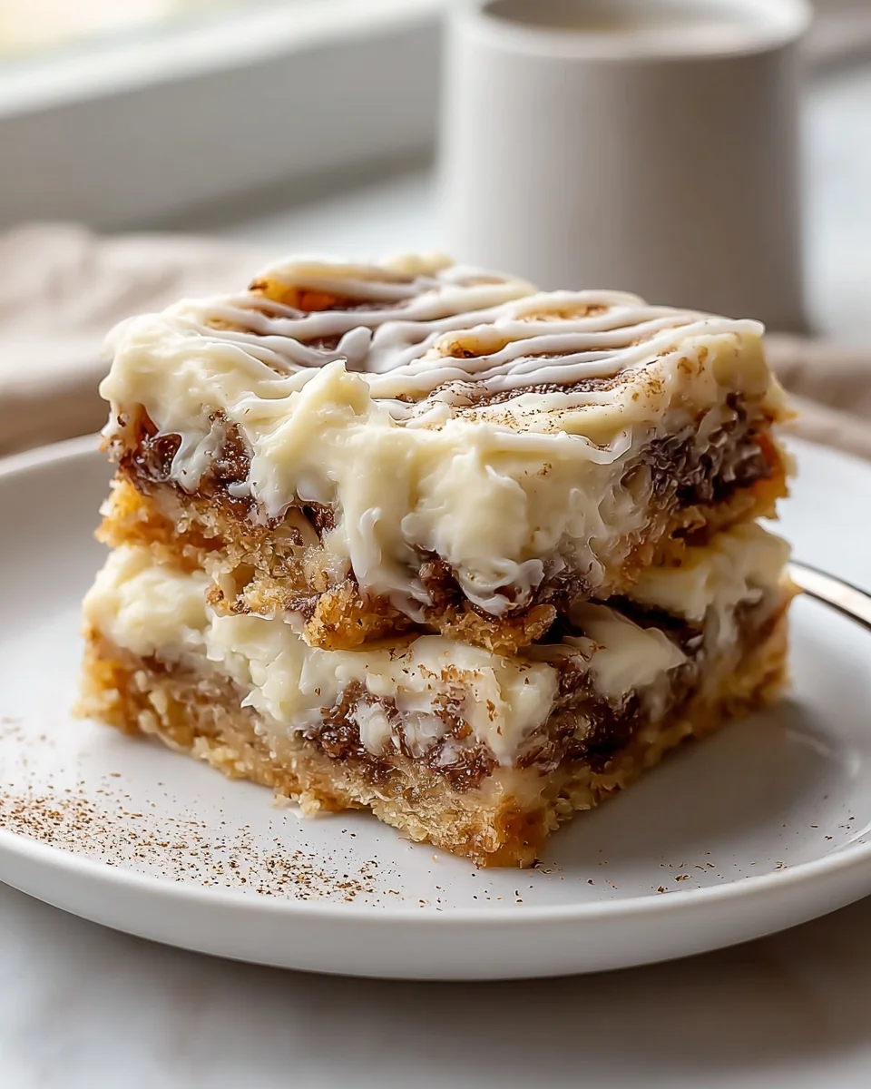Cinnamon Roll Bliss Bars: Irresistible Dessert Delight!