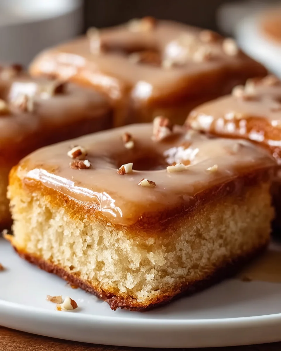 Best Maple Donut Bars Recipe - Sweet, Sticky & Irresistible