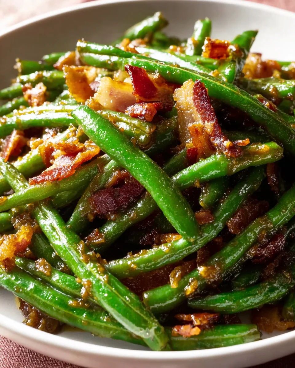 Addictive Crack Green Beans with Beefy Flavor!