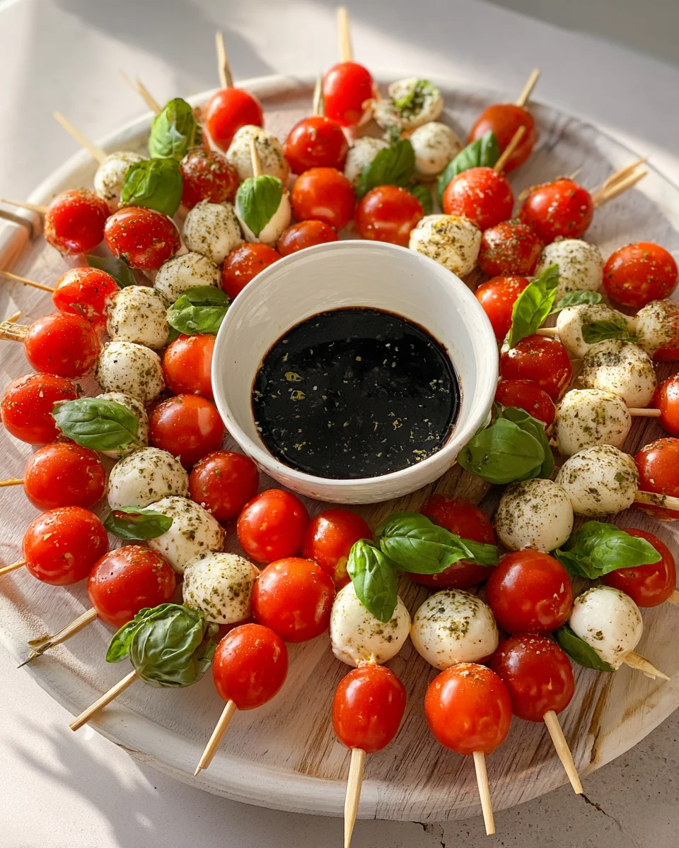 Festive Christmas Caprese Wreath Recipe for Holiday Cheer