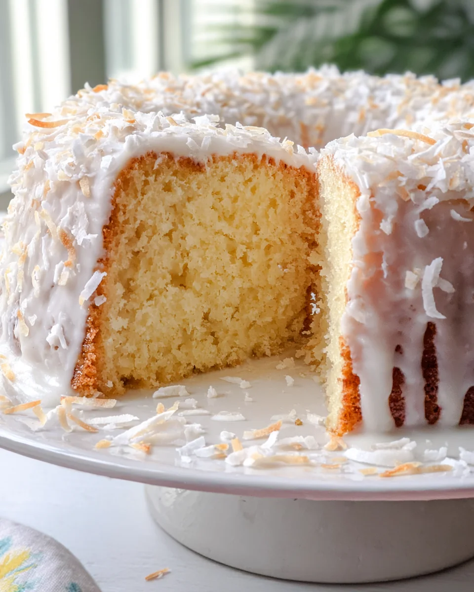 Delicious Homemade Coconut Pound Cake Recipe You’ll Love!