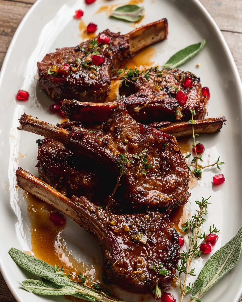 Fancy Pomegranate Lamb Chops Recipe for Elegant Dining