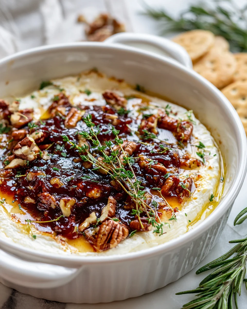 Irresistible Goat Cheese Appetizer with Fig Jam & Pecans
