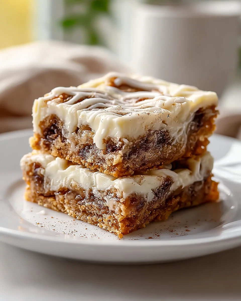 Cinnamon Roll Bliss Bars: Irresistible Dessert Delight!