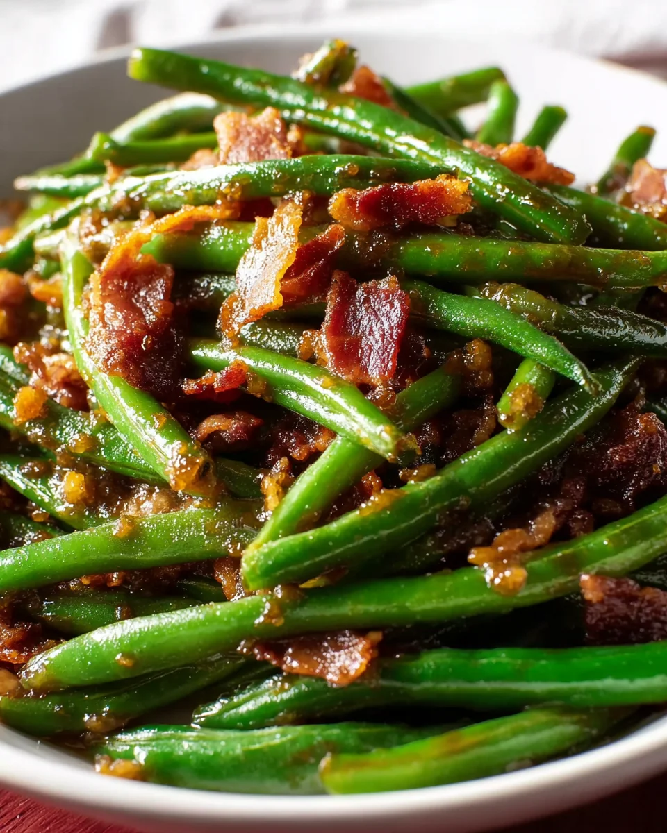 Addictive Crack Green Beans with Beefy Flavor!
