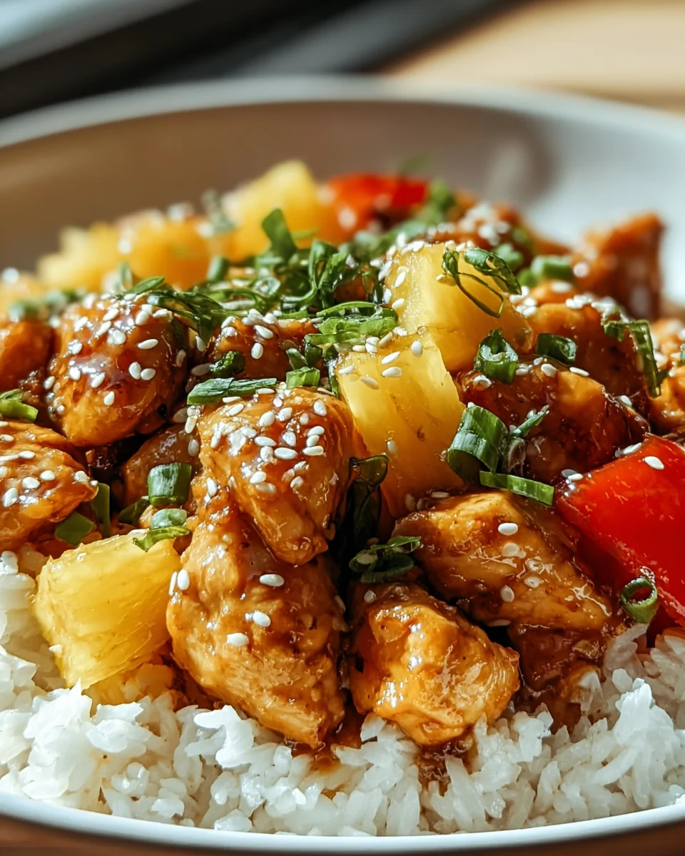 Pineapple Chicken And Rice