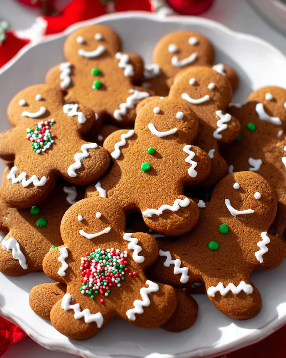 Soft & Chewy Gingerbread Men Cookies
