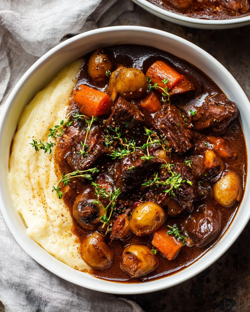 Delicious Classic Beef Bourguignon: A Hearty Comfort Dish