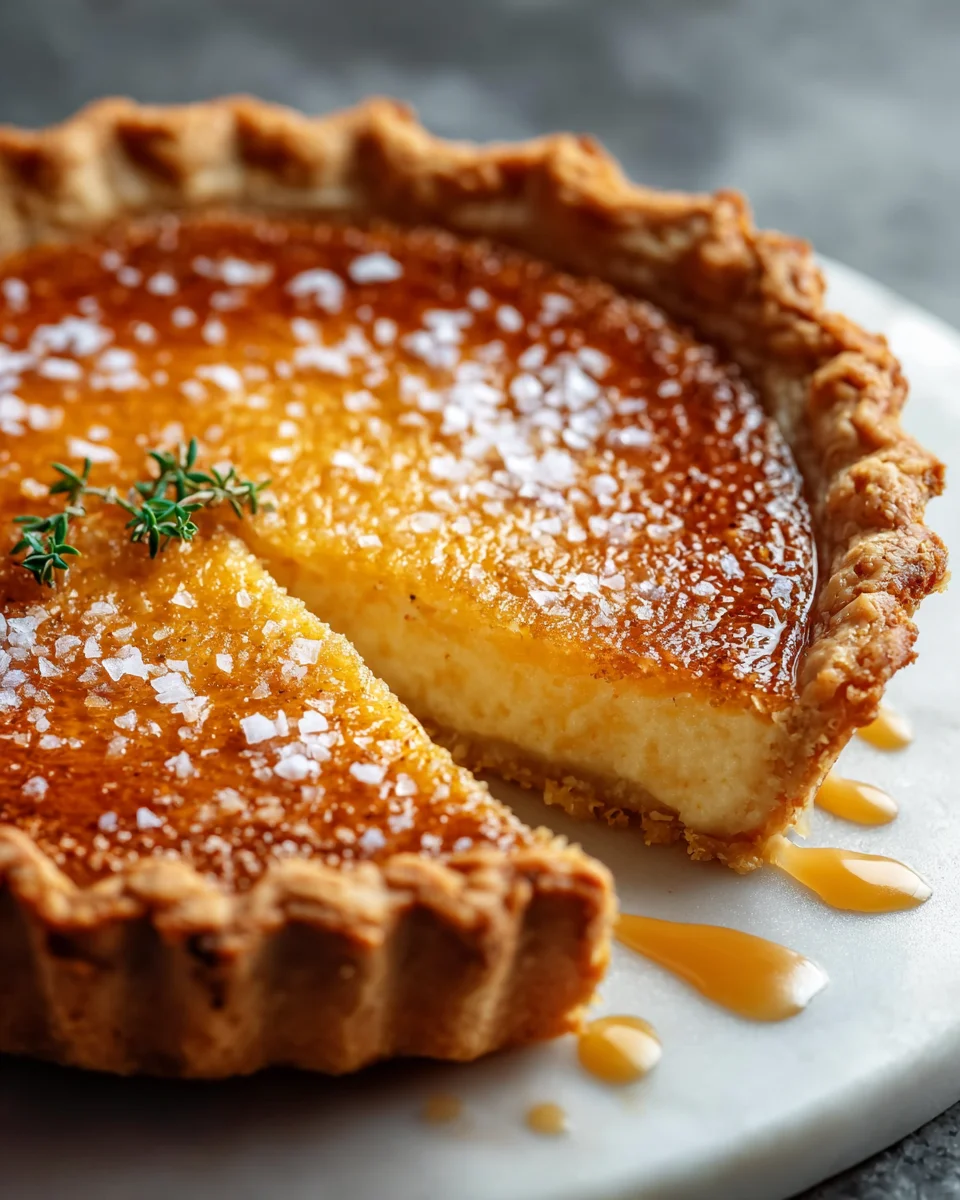 Ultimate Salted Non-Alcoholic Whiskey Honey Pie Recipe