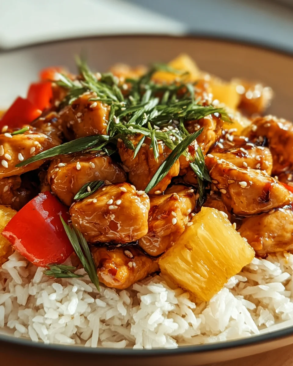 Delicious Pineapple Chicken and Rice Recipe for Dinner Delight