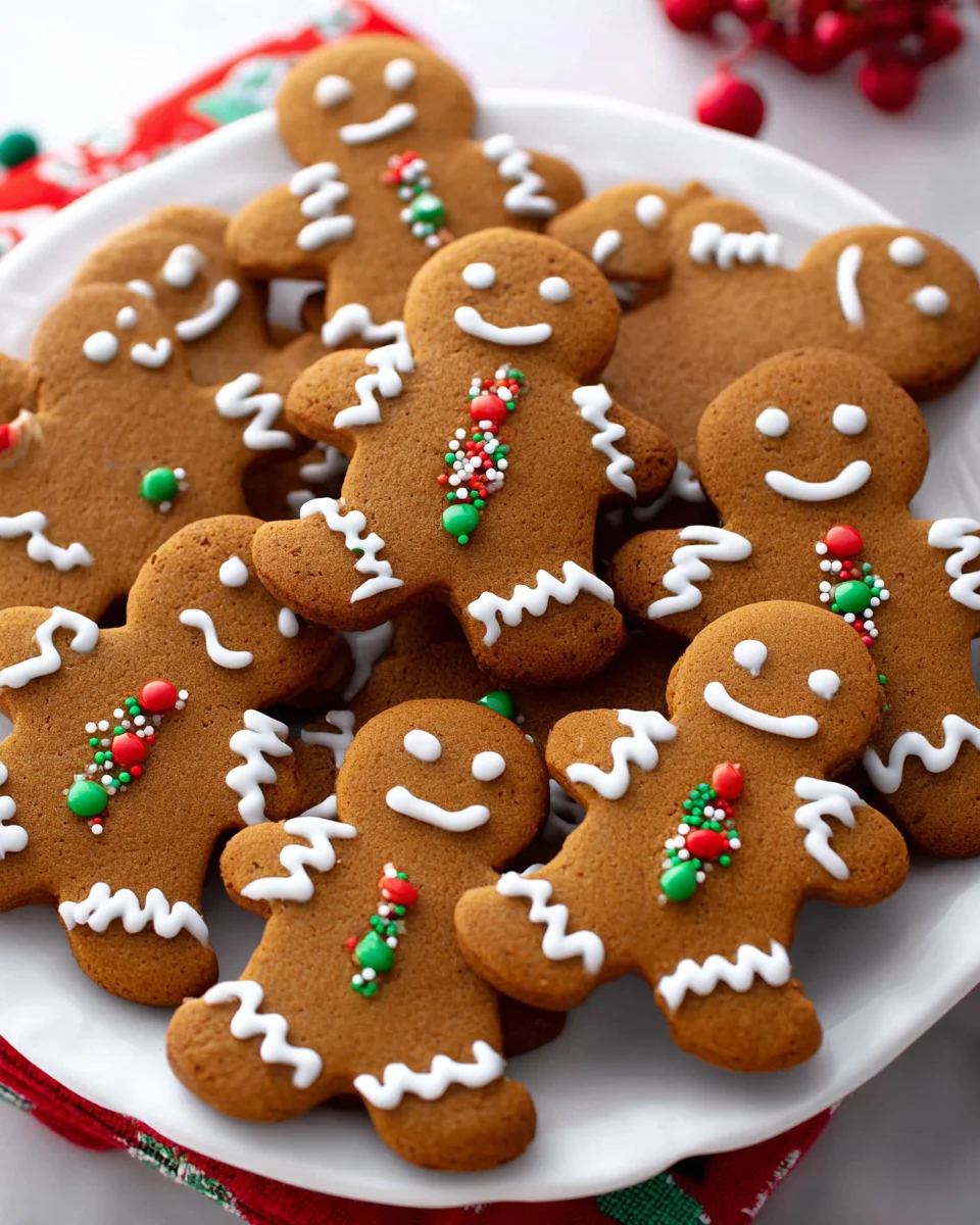Soft Chewy Gingerbread Men Cookies - Festive & Delicious!
