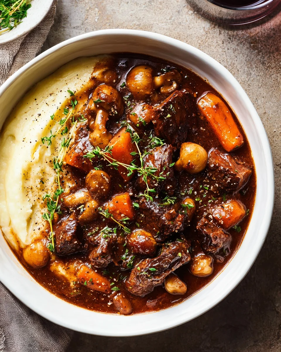 Delicious Classic Beef Bourguignon: A Hearty Comfort Dish