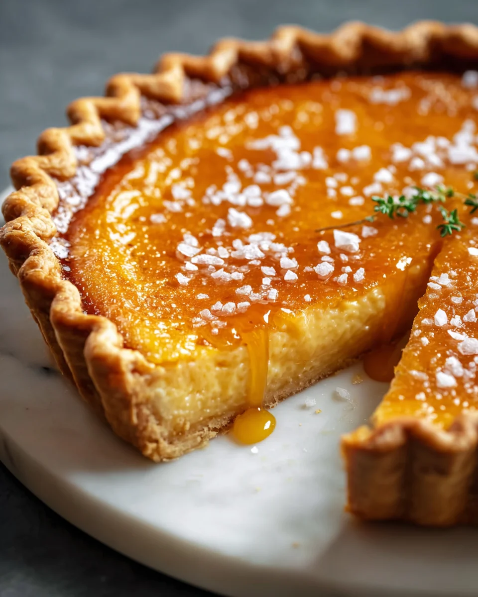 Ultimate Salted Non-Alcoholic Whiskey Honey Pie Recipe
