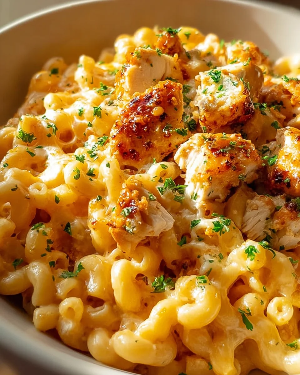 Honey Pepper Chicken Mac and Cheese: Sweet & Savory Delight!