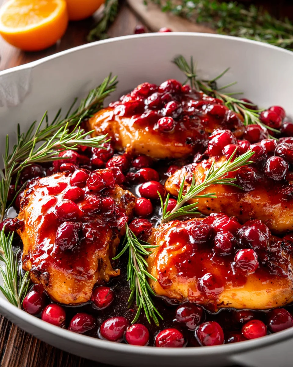 Skillet Cranberry Orange Chicken: Quick & Delicious Recipe