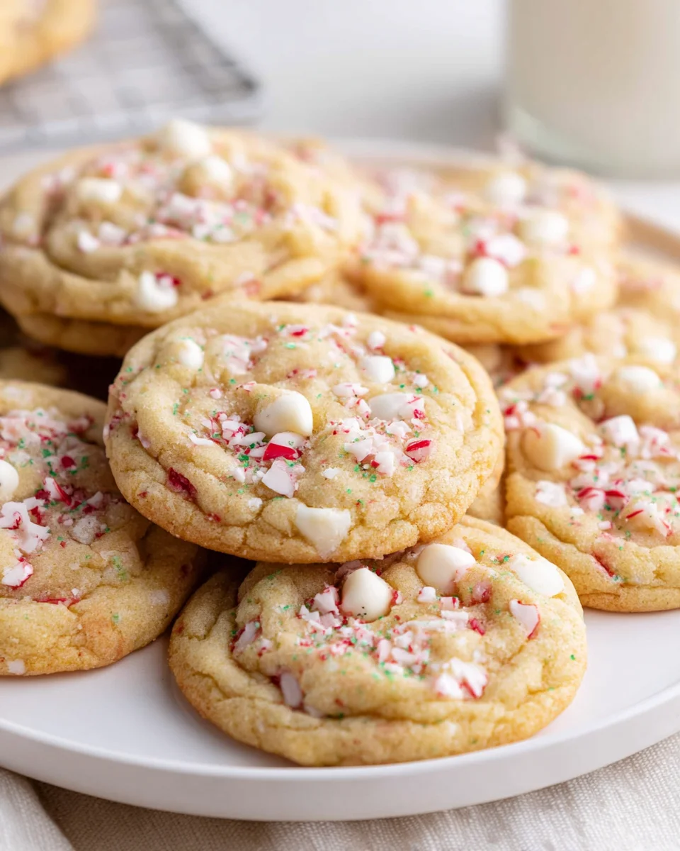 Peppermint White Chocolate Pudding Cookies: Festive Delight!