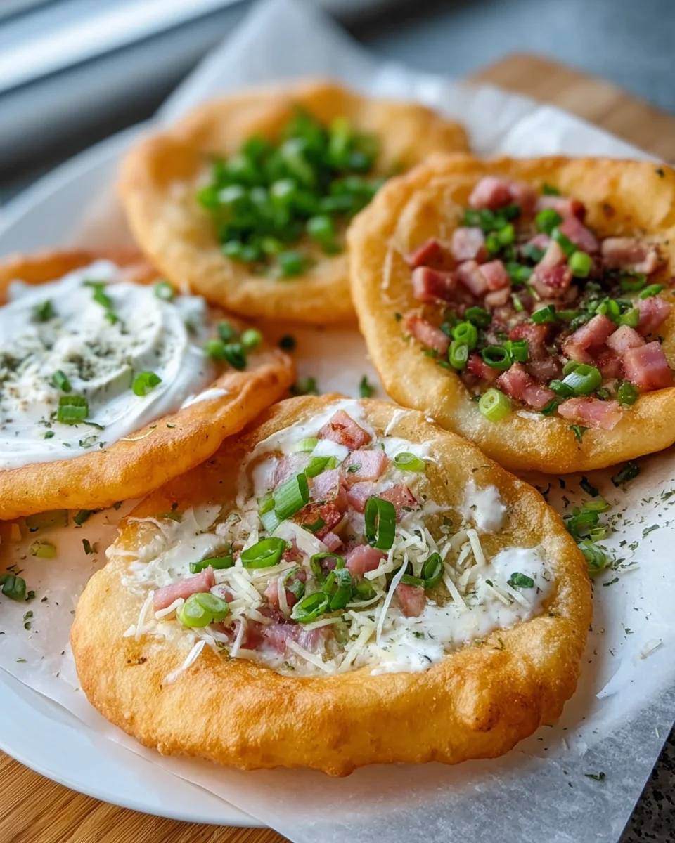Crispy Air Fryer Langos Recipe - Deliciously Easy Snack!
