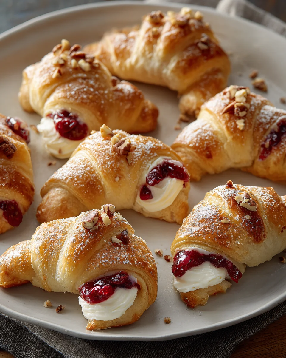 Cranberry Cream Cheese Crescent Bites Recipe - Easy & Delicious!