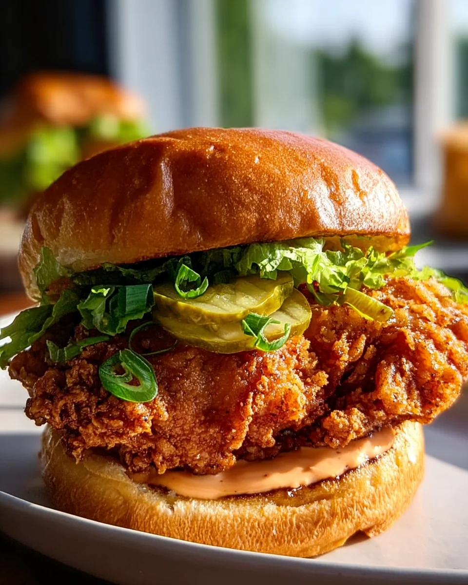 Spicy Buttermilk Fried Chicken Sandwich - Crispy & Flavorful!