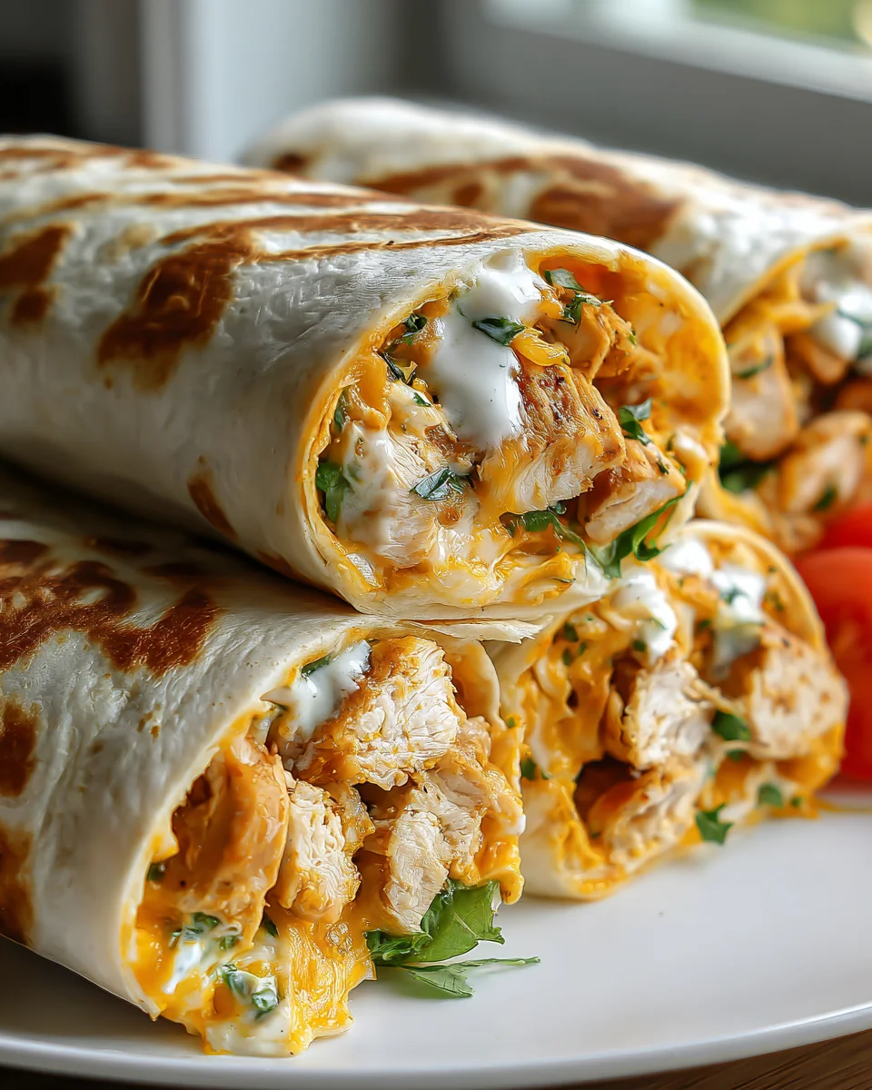 Delicious Garlic Chicken Wraps Recipe: Easy & Flavorful!