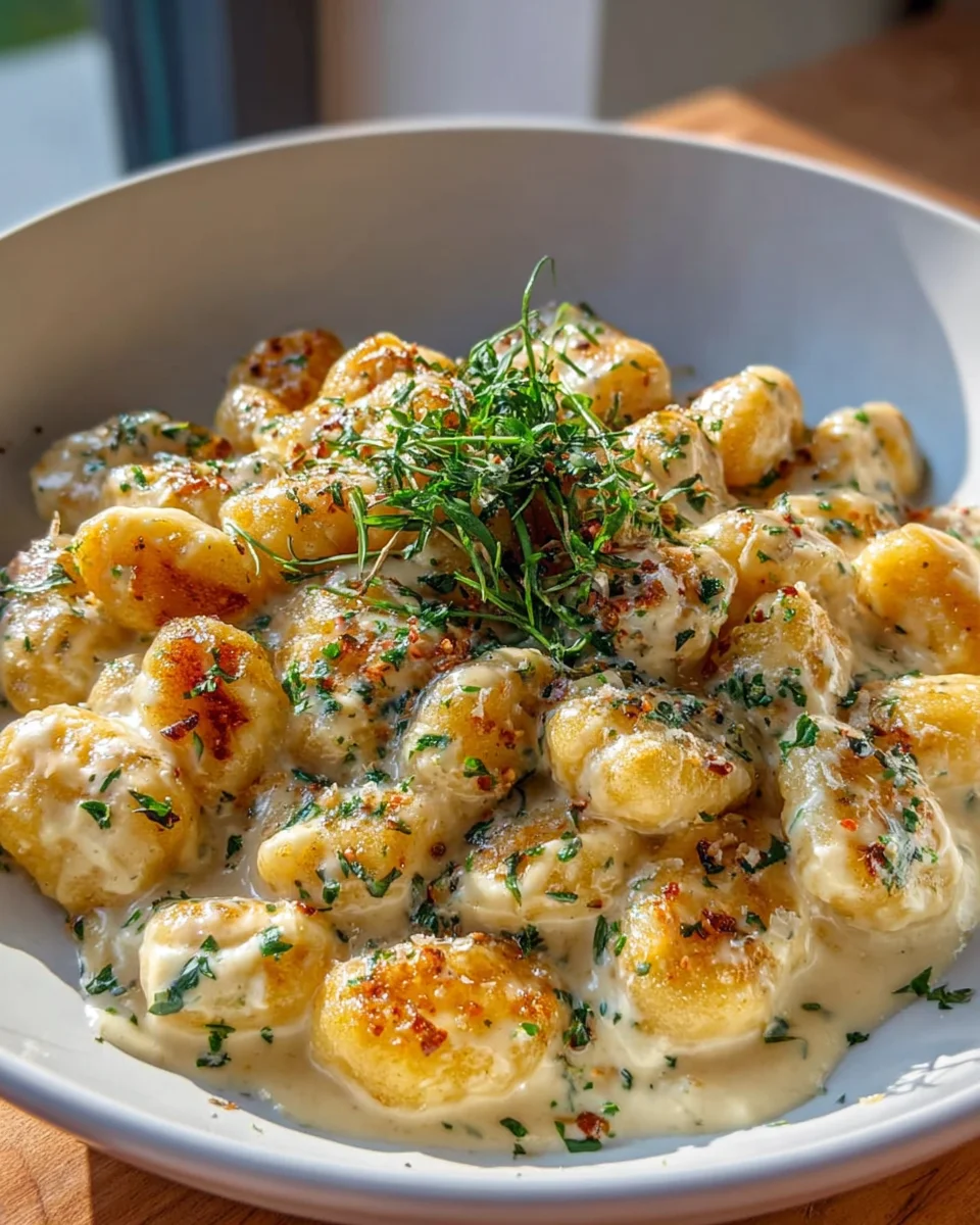 Millionaire Gnocchi Recipe with Creamy Sauce Delight