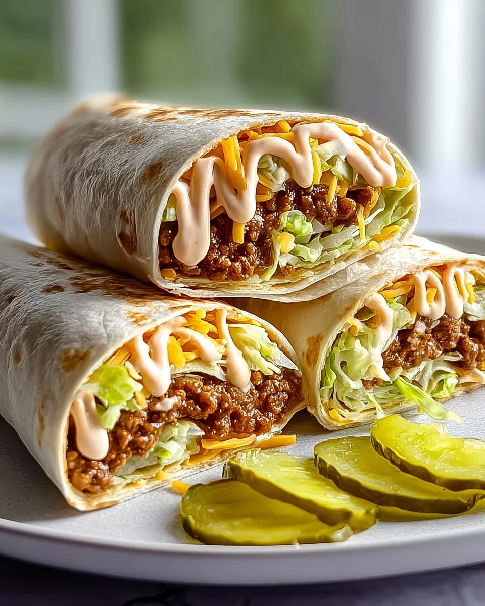 Easy Big Mac Wraps Recipe - Delicious Meal Idea for Everyone