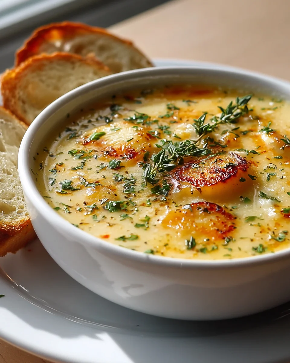 Rustic French Garlic Soup: Creamy Comfort & Immune Booster