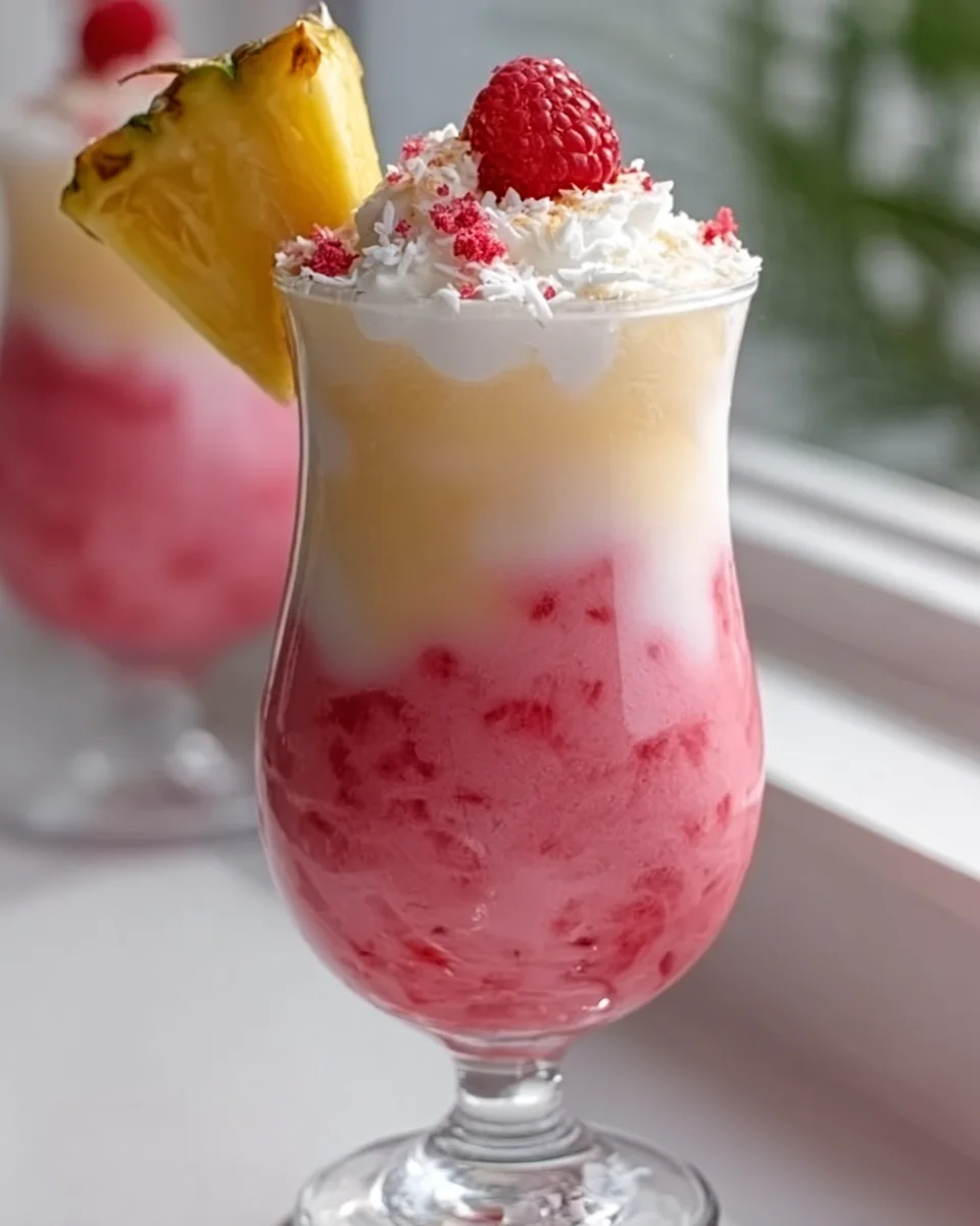 Delicious Raspberry Colada Twist: Refreshing Non-Alcoholic Recipe
