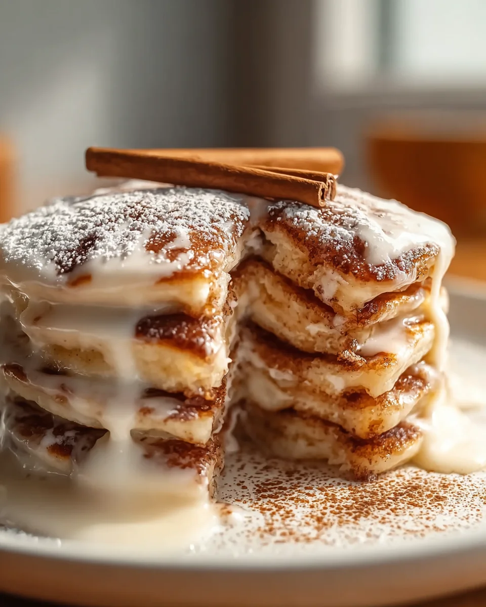 Delicious Cinnamon Roll Pancakes Recipe for Breakfast Bliss