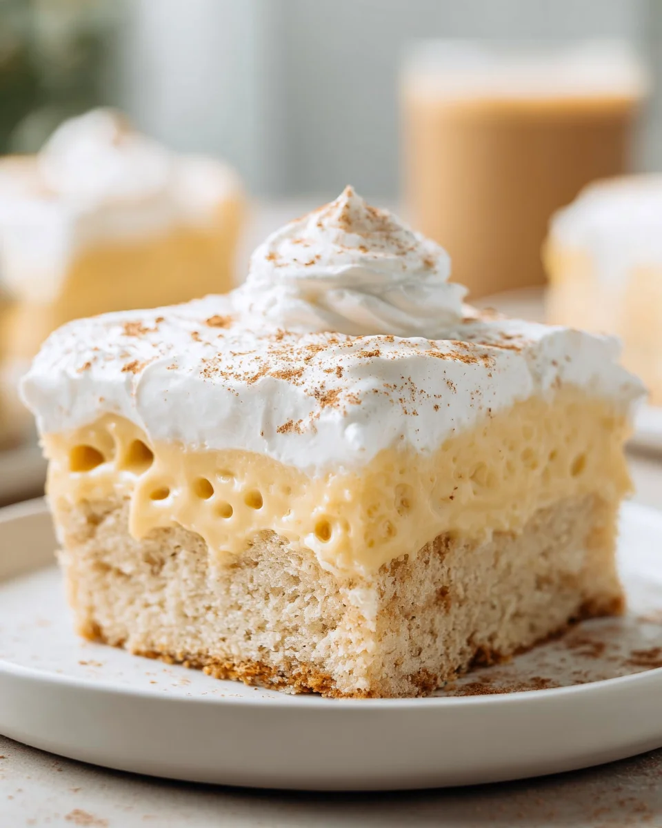 Eggnog Poke Cake: A Festive, Family-Friendly Dessert!