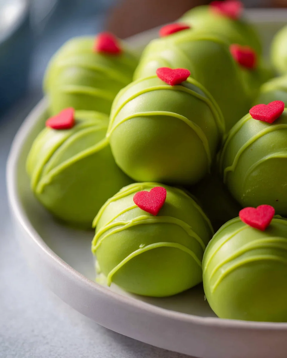Delicious Grinch Oreo Truffles – Perfect Holiday Treat!