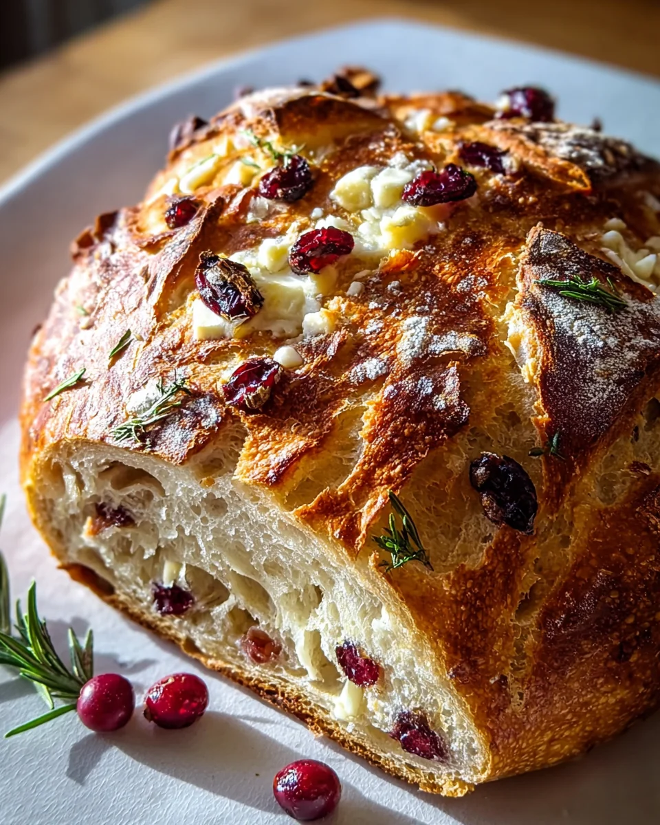 Delicious Cranberry Goat Cheese Sourdough Recipe to Try!