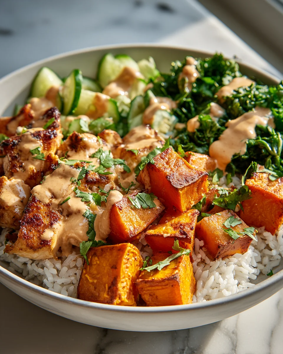 Healthy Chicken Sweet Potato Bowls: Nutritious & Delicious!