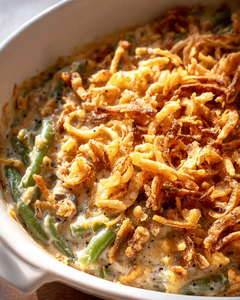 Delicious Campbell's Green Bean Casserole Recipe to Try!