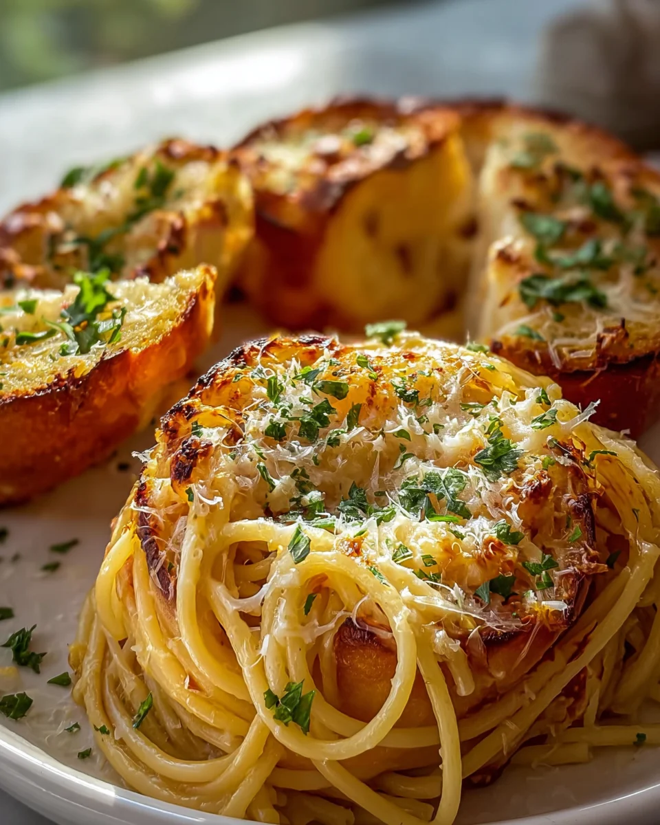 Delicious Spaghetti Garlic Bread Recipe - Easy & Tasty!