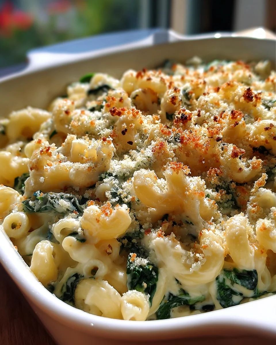 Creamed Spinach Mac and Cheese: A Creamy Comfort Dish