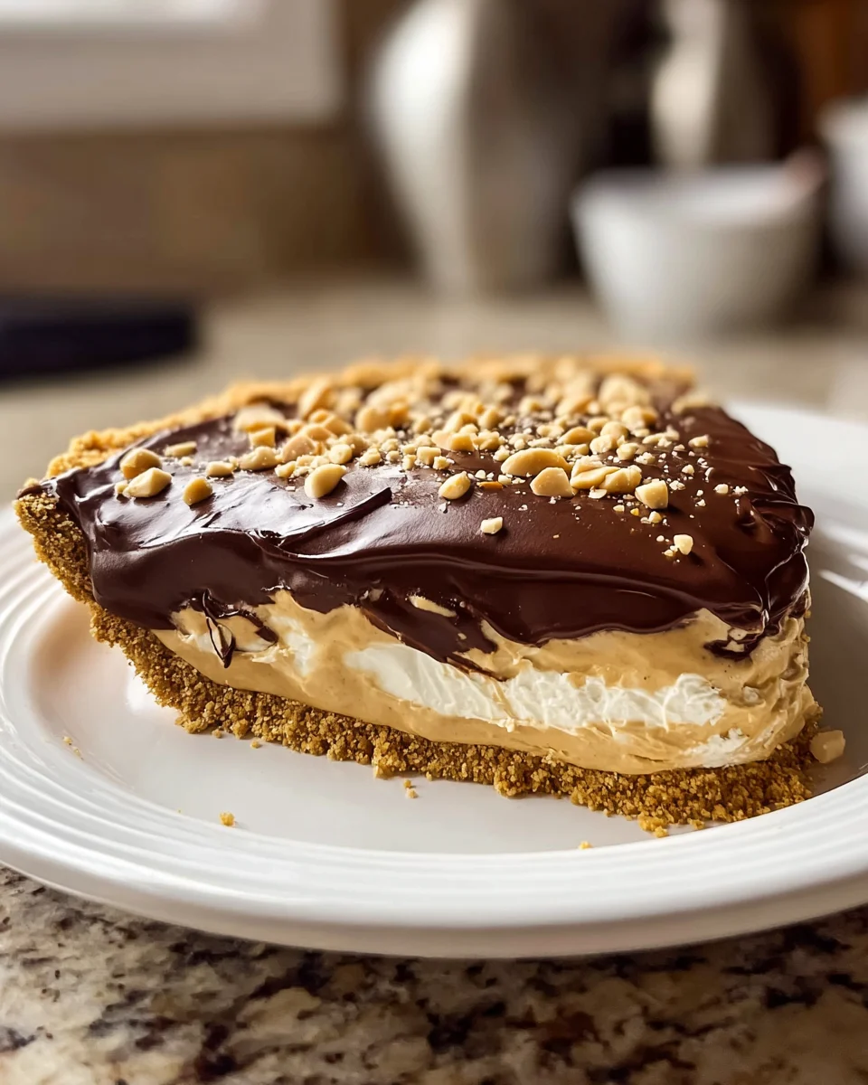 Ultimate Chocolate Peanut Butter Cream Pie Recipe