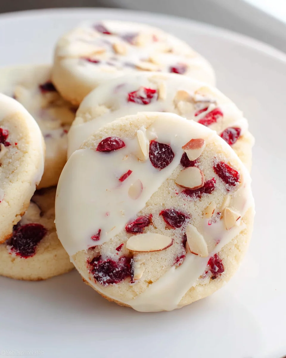 Delicious Cranberry Almond Shortbread Cookies Recipe to Try