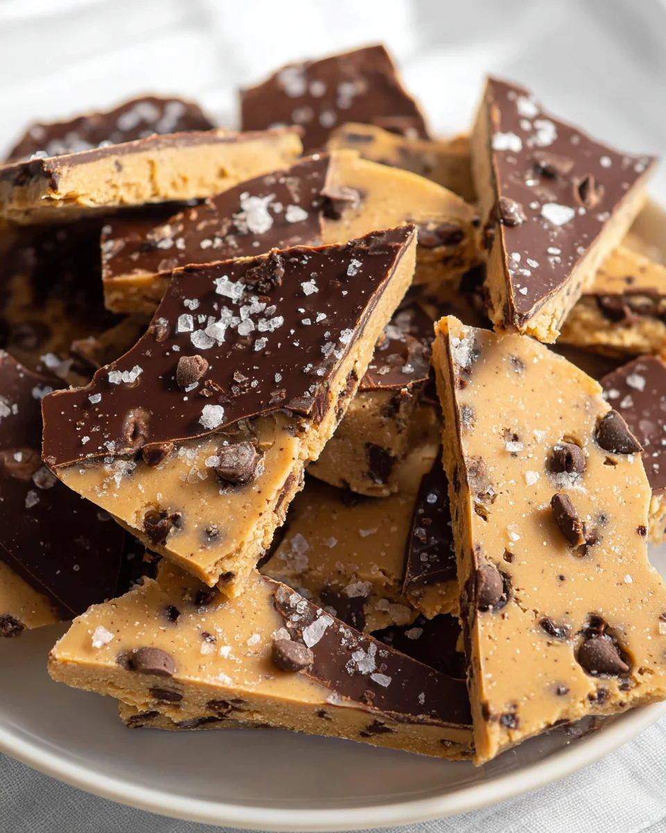 Delicious Healthy Cookie Dough Bark Recipe You’ll Crave!