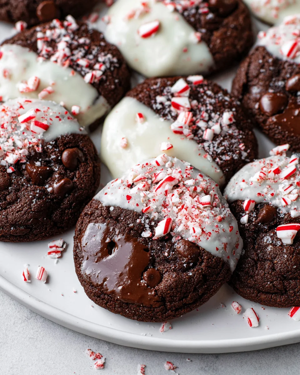 Festive Chocolate Peppermint Cookies: Quick & Easy Recipe