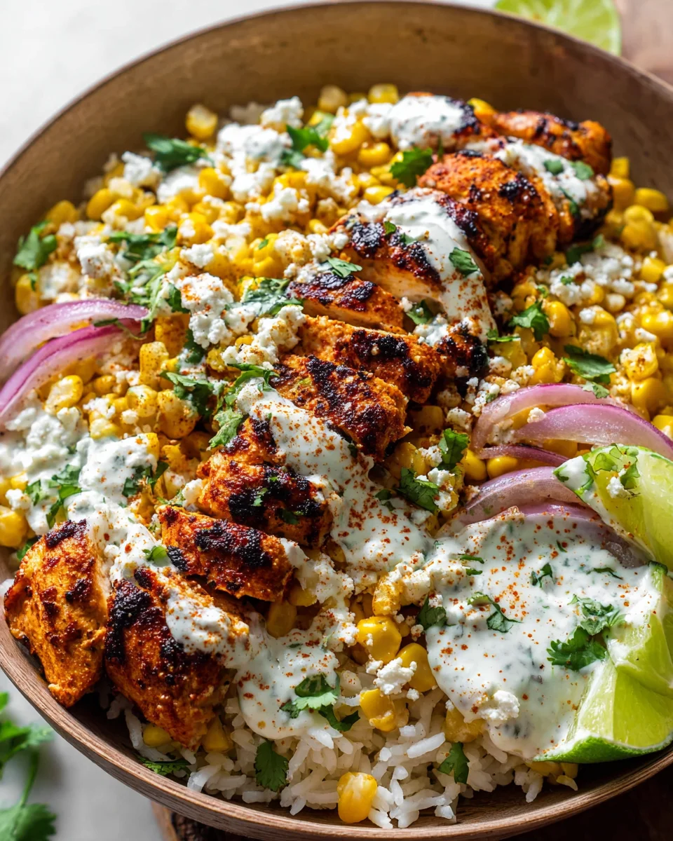 Tasty Street Corn Chicken Bowl Recipe: Easy & Flavorful