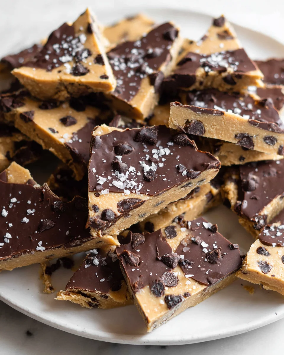 Delicious Healthy Cookie Dough Bark Recipe You’ll Crave!
