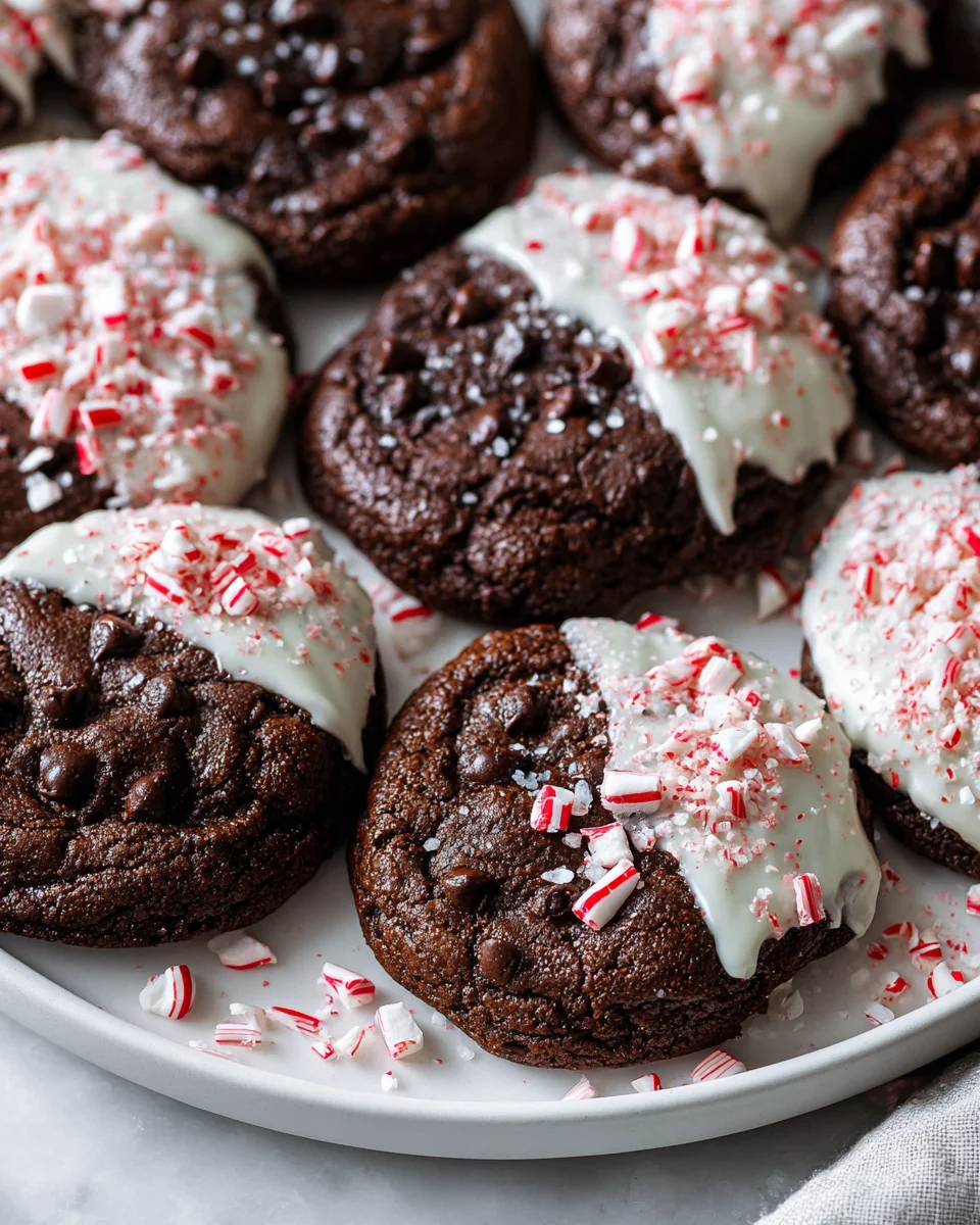 Festive Chocolate Peppermint Cookies: Quick & Easy Recipe